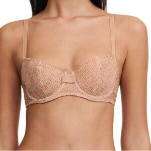 Chantelle - Day To Night Half-Cup Bra Python Lace 34DDD